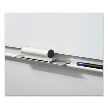 Iceberg Clarity Glass Cinema Magnetic White Board With Aluminum Marker Rail, 62 X 36, Arctic White Surface freeshipping - TVN Wholesale